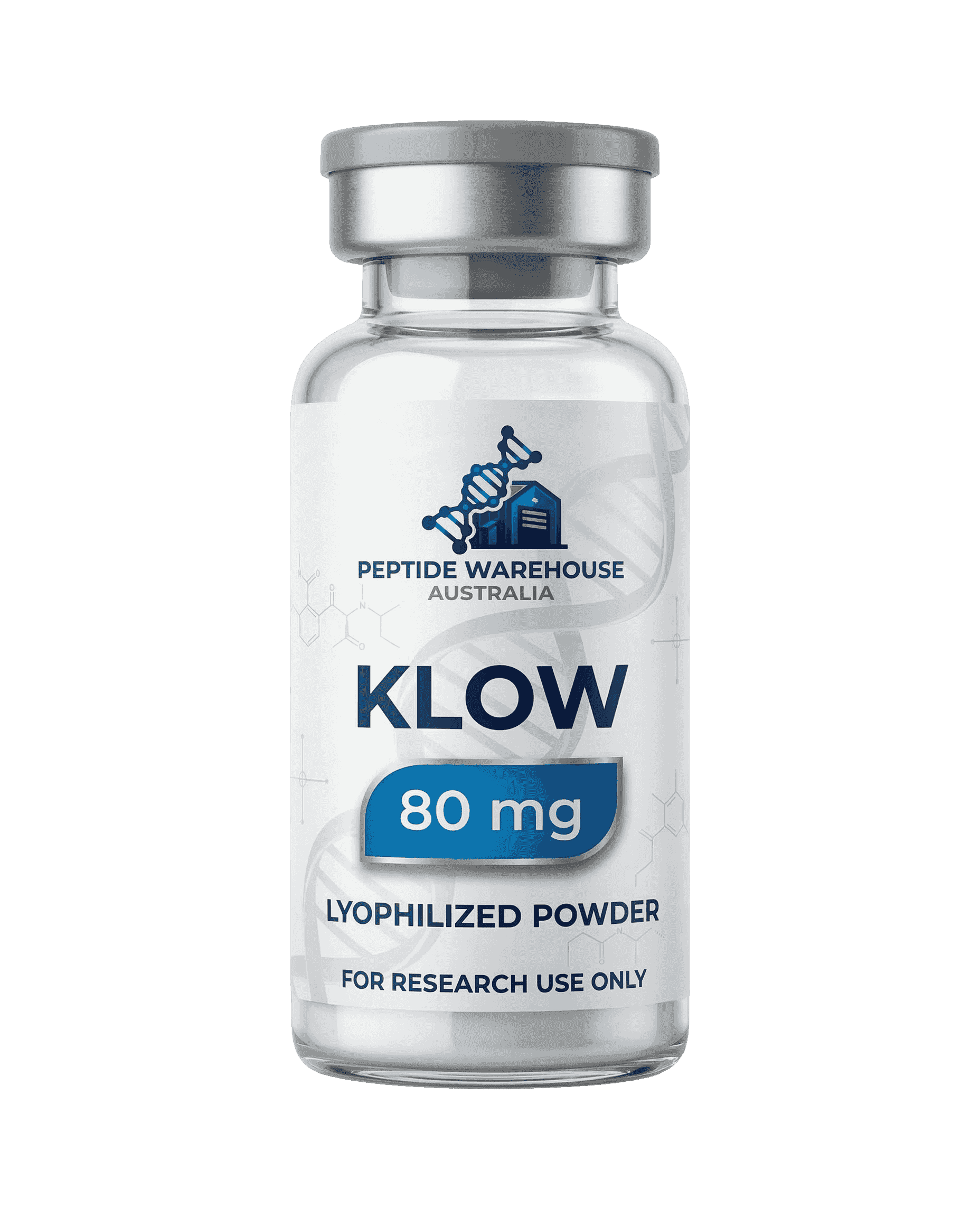 KLOW Peptide Blend 50mg 80mg · Lyophilised — 99.0% HPLC Purity — Research Peptide Australia