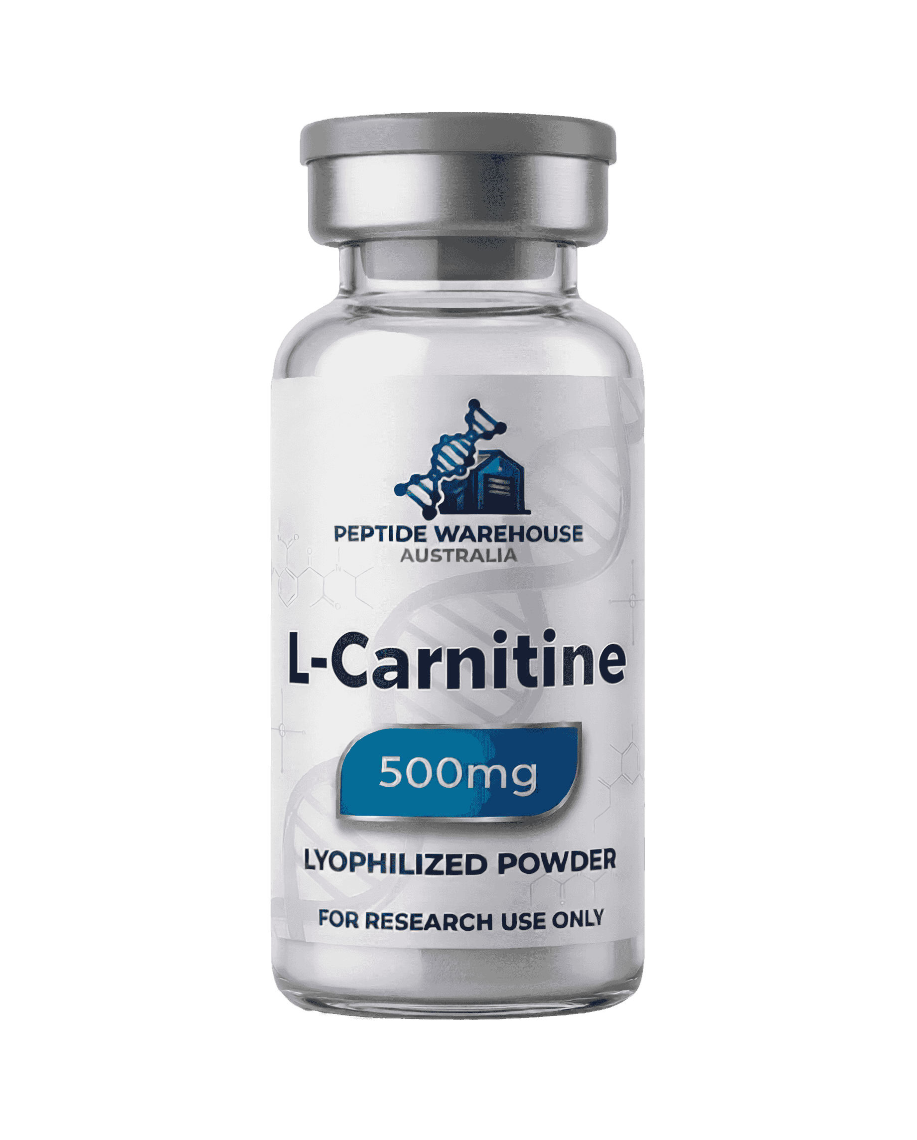 L-Carnitine 500mg 500mg · Lyophilised — 99.0% HPLC Purity — Research Peptide Australia