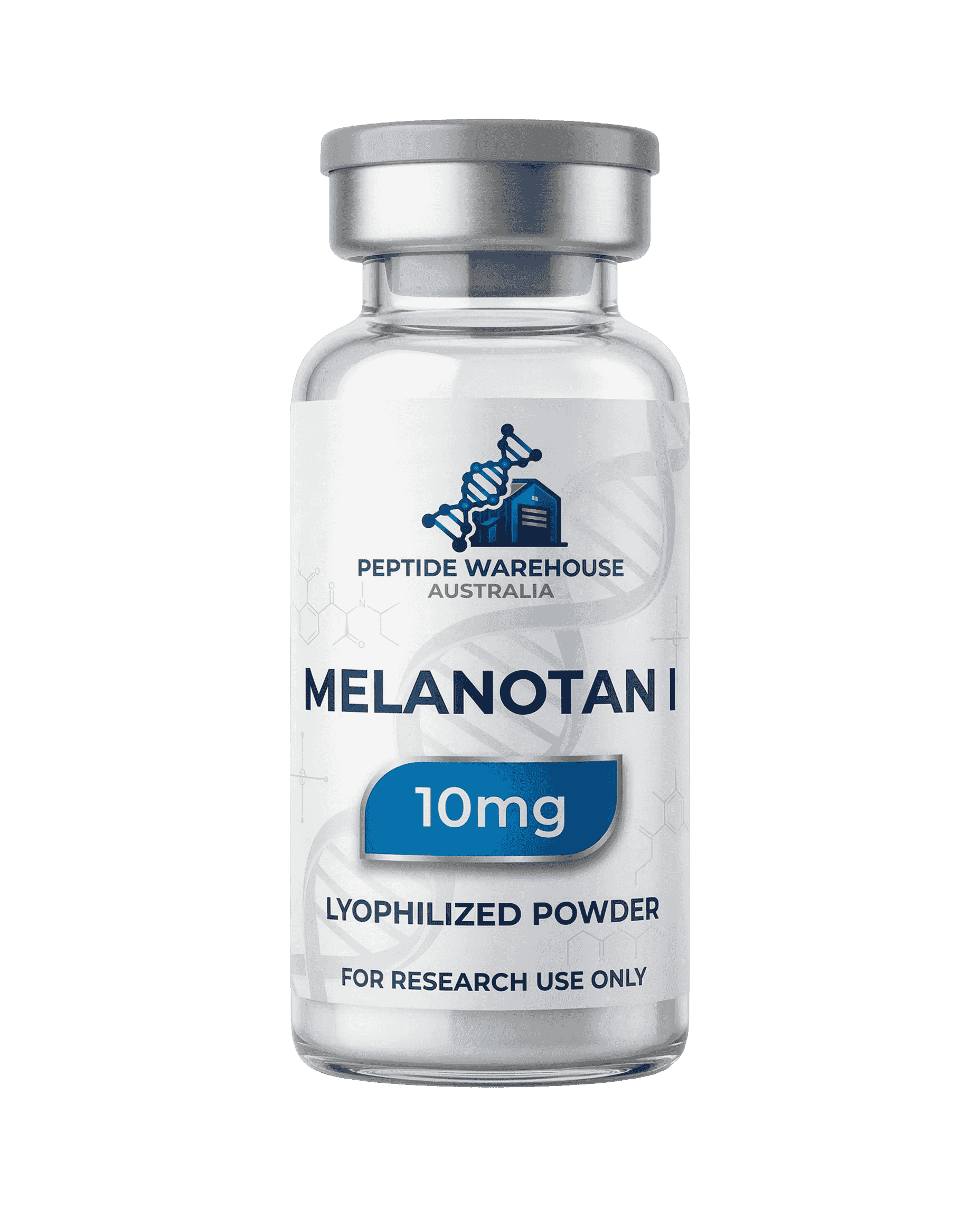 Melanotan II 10mg 10mg · Lyophilised — 99.833% HPLC Purity — Research Peptide Australia