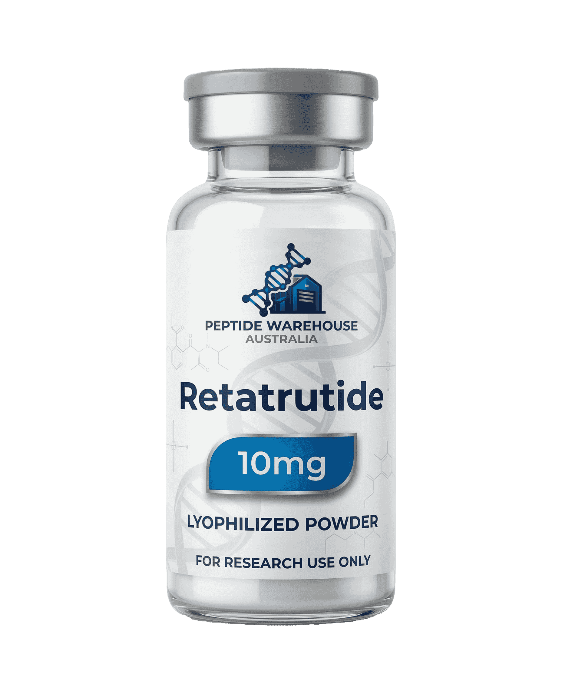 Retatrutide 10mg - Lyophilized — Research Peptide Australia — 99.738% HPLC Purity