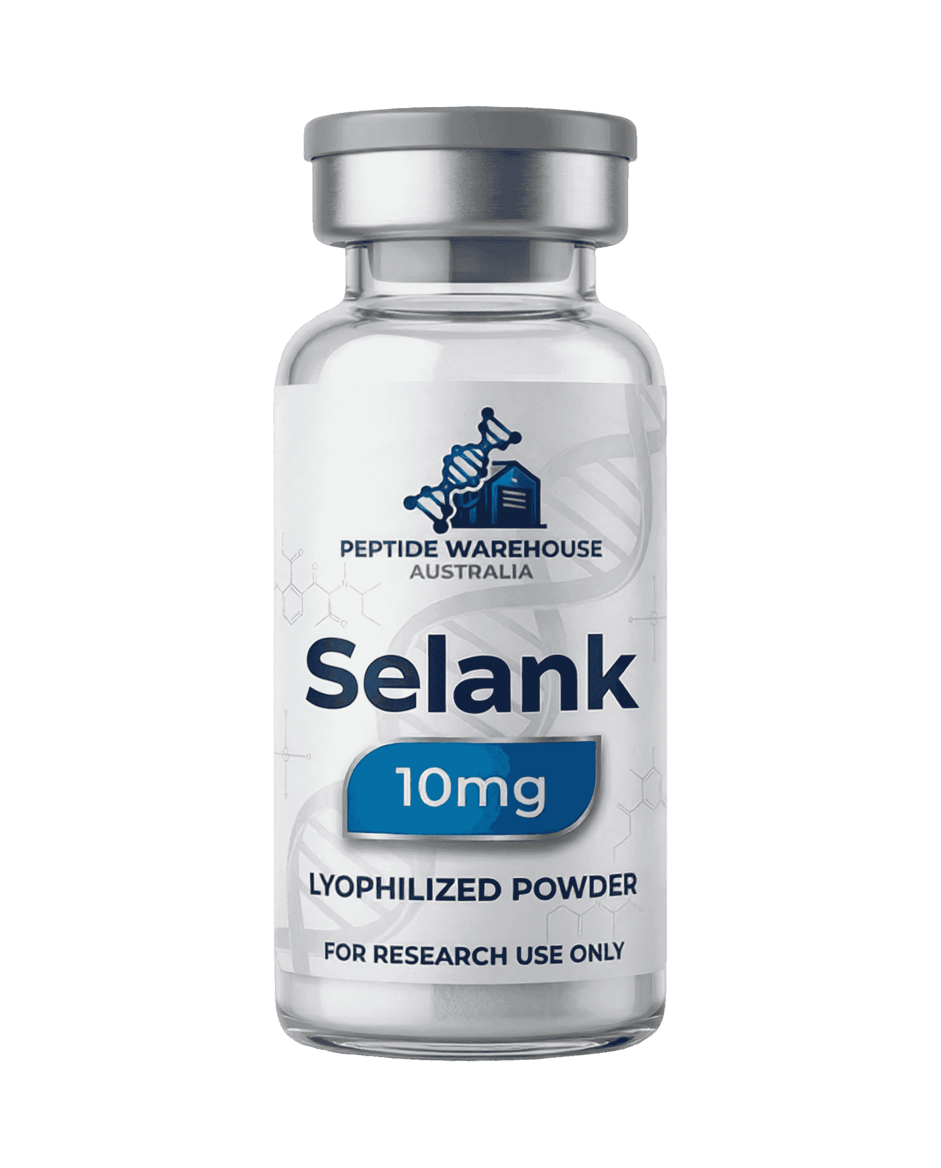 Selank 10mg 10mg — >99% HPLC Purity — Research Peptide Australia